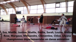 Résultats de la compétition départementale de danse et aérobic du 08/03