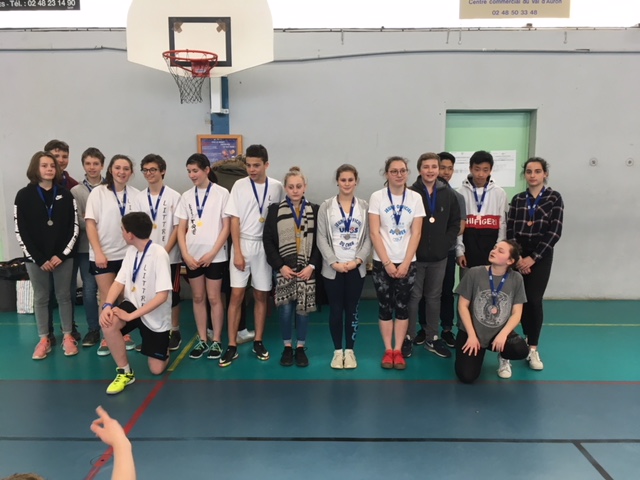 Championnats départementaux Badminton 4 avril 2018