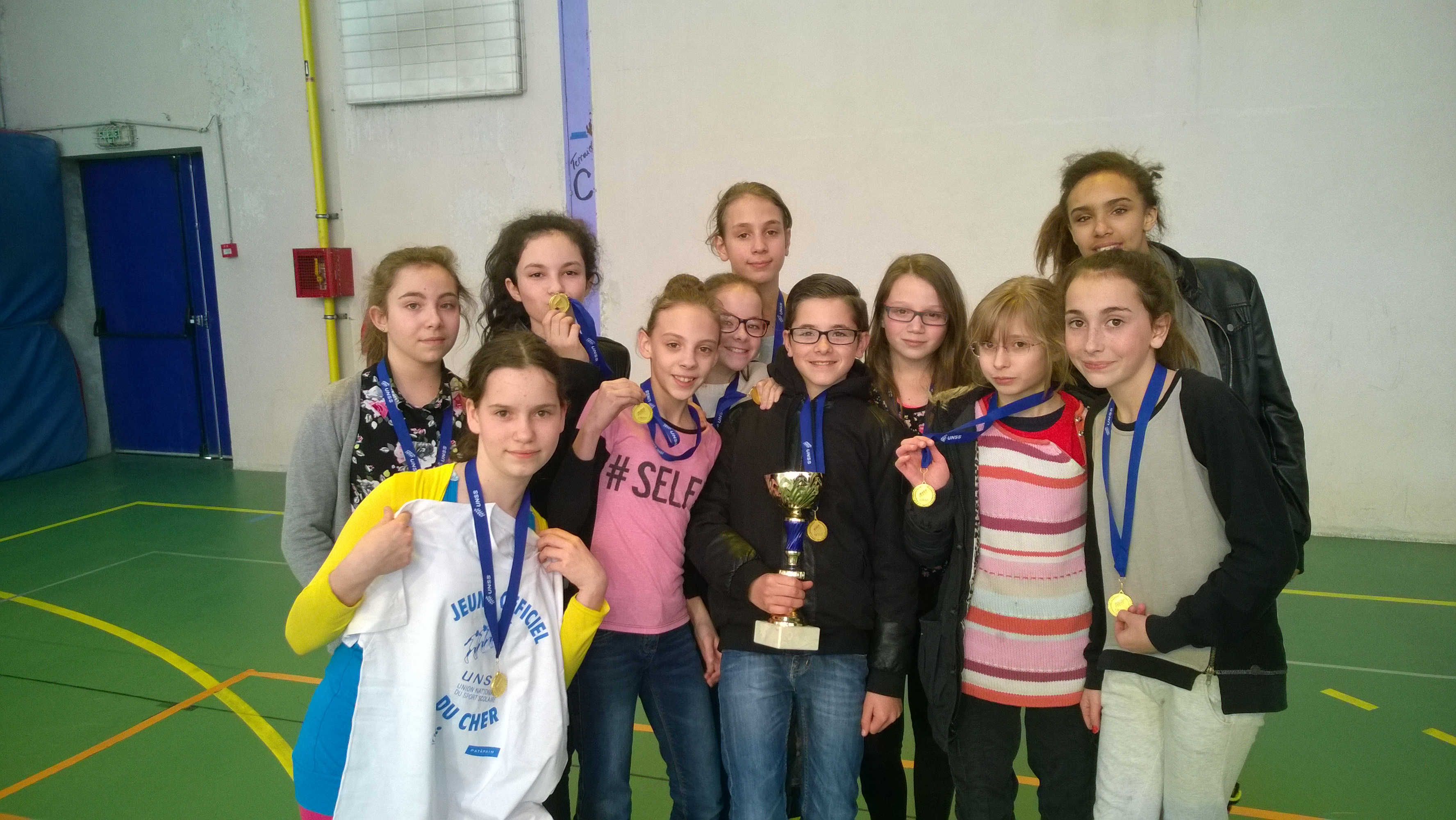 Bravo à Anaëlle, Amélie, Sarah, Camille, Charline, Corentin, Zoé, Rydwen, Noémie, Tahony et Blandine pour leur victoire.