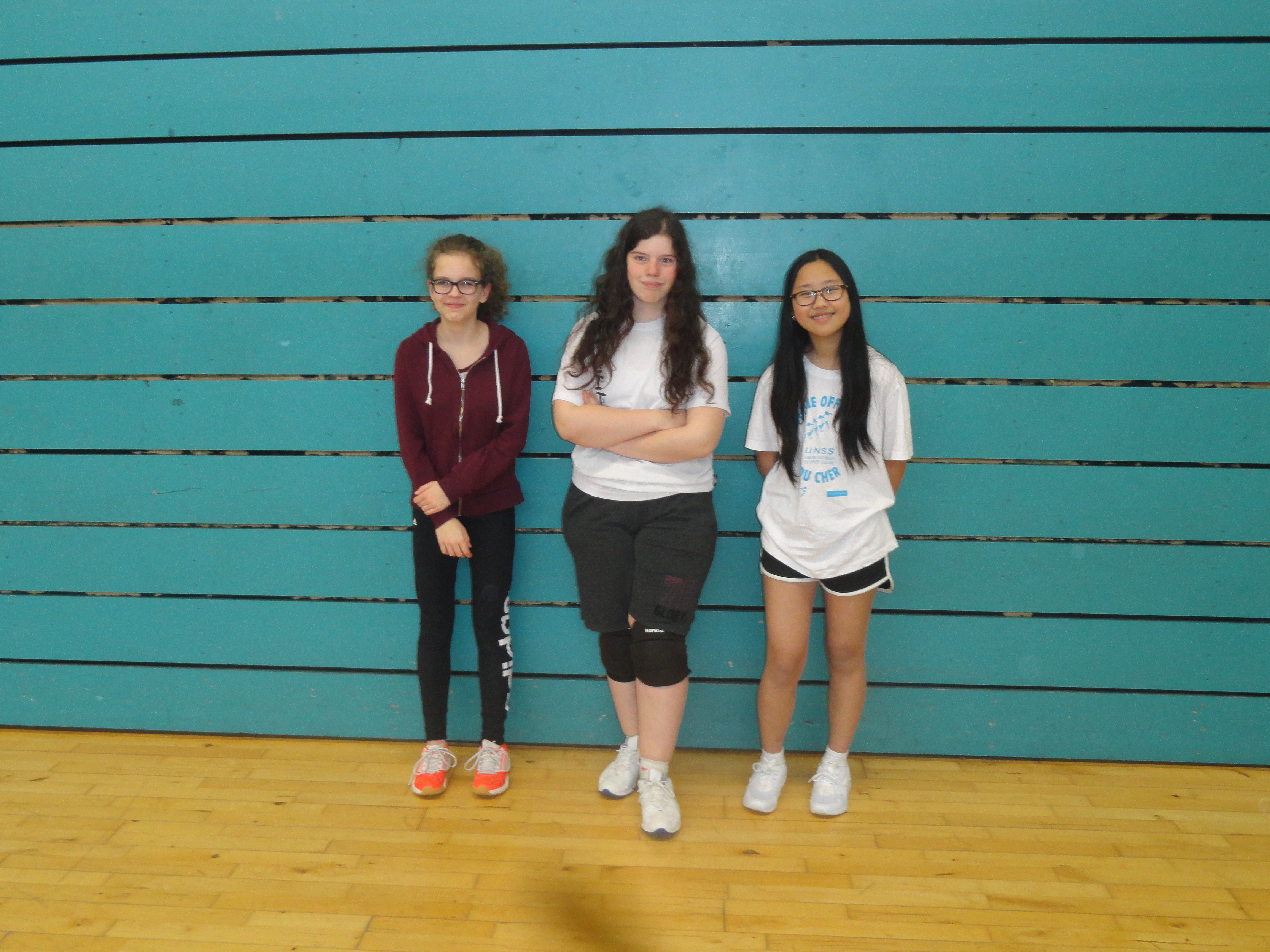 Littré 3 minimes filles Jade Aude Clémence,il manque Suzie, notre vivier d'arbitres Littré 3 minimes filles Jade Aude Clémence,il manque Suzie, notre vivier d'arbitres