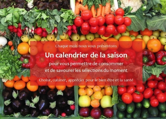 Calendrier des saisons fruits et légumes