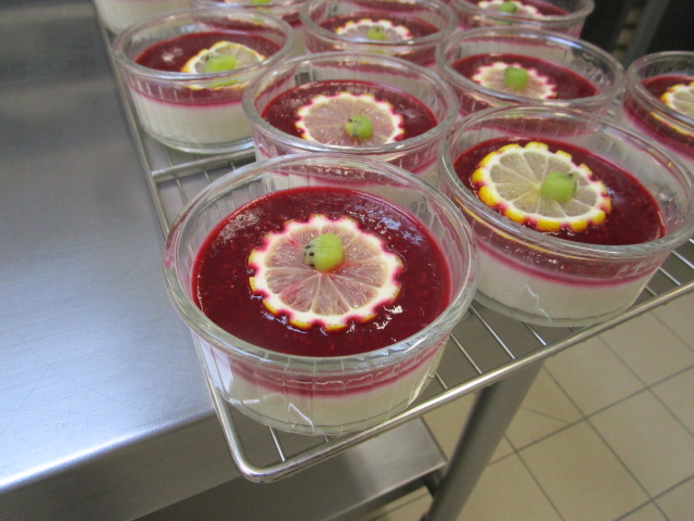 Blanc manger coco framboise Blanc manger coco framboise