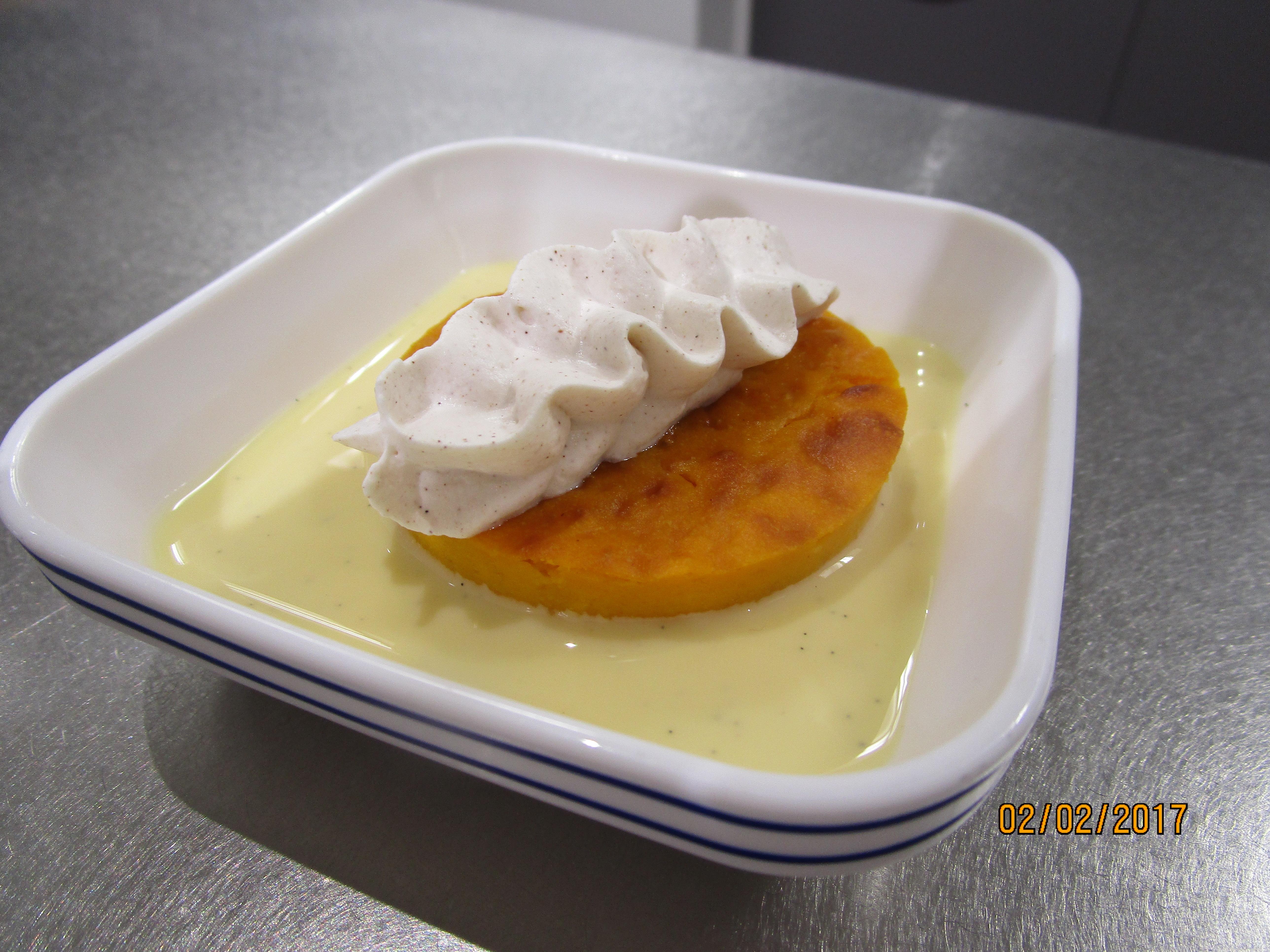 Flan à la courge bleue de Hongrie Flan à la courge bleue de Hongrie