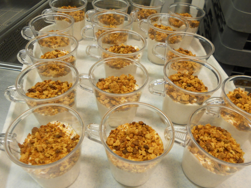 Verrine de fromage blanc