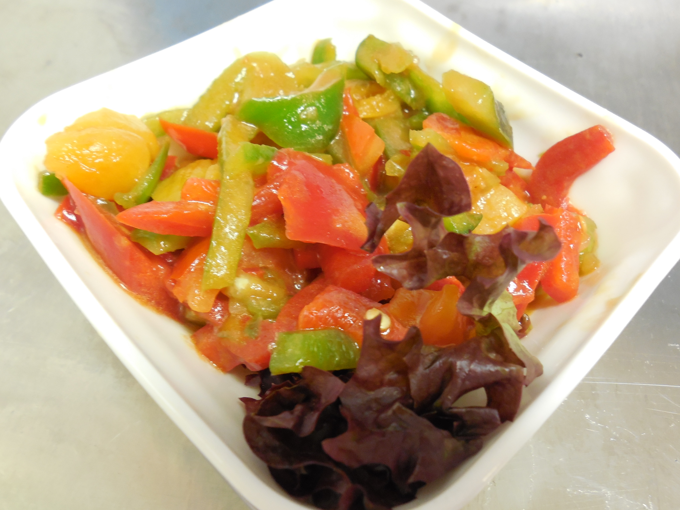 Salade de poivrons et abricots secs Salade de poivrons et abricots secs