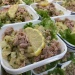 Salade de pommes de terre bio et locales au thon Salade de pommes de terre bio et locales au thon