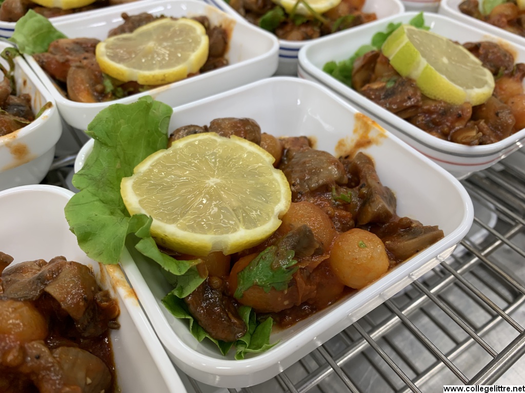 Champignons à la grecque maison Champignons à la grecque maison