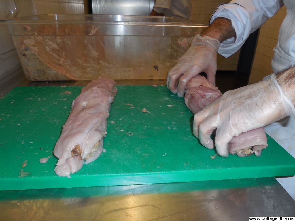 Presser la farce Presser la farce