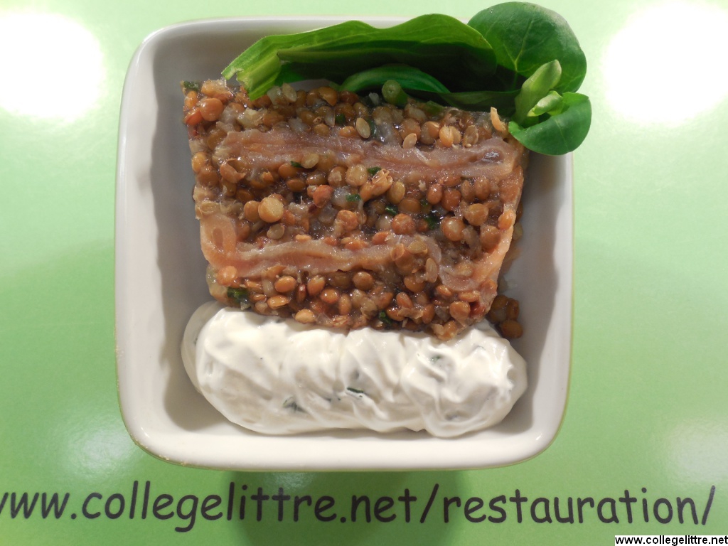 terrine de lentilles au saumon fumé terrine de lentilles au saumon fumé