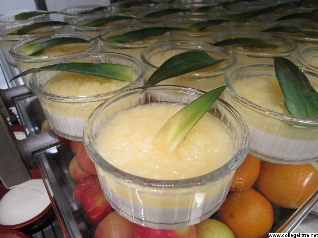 Panacota coco citon vert ananas Panacota coco citon vert ananas
