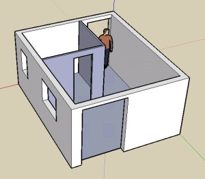 Réalisation de la maquette numérique d'une petite maison